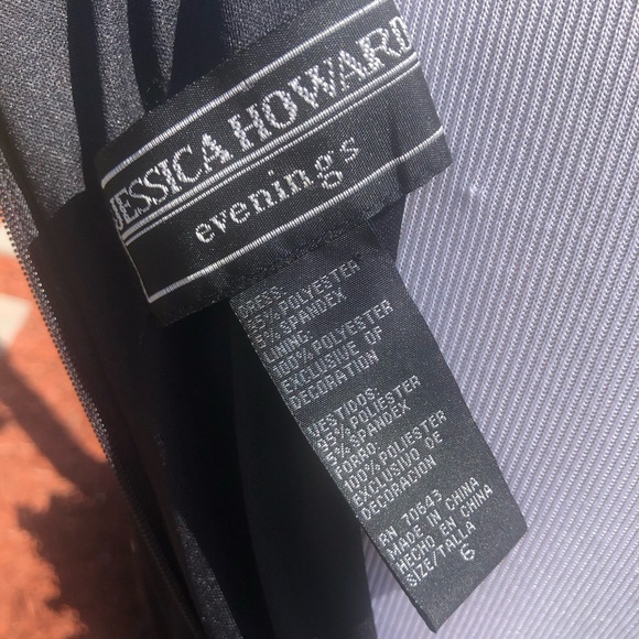 Jessica Howard Evening Black Halter Dress - Picture 7 of 7